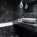 salle de bain noir Sahara