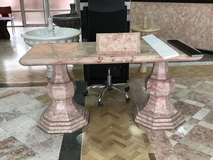 bureau marbre